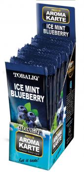 ICE MINT BLUEBERRY Aroma Cards/Aroma Karte Tobaliq im 25er T-Box